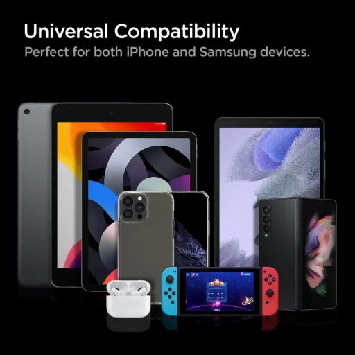 Spigen PE2103EU Arcstation Hálózati Töltő Adapter USB type-C 25W Fehér - 6