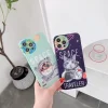 iPhone 13 Pro Max Cartoon Space TPU tok sötétkék Alphajack thumbnail