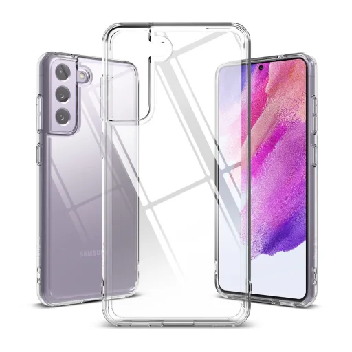 Samsung Galaxy S21 FE Ringke Fusion PC és TPU tok átlátszó - 5