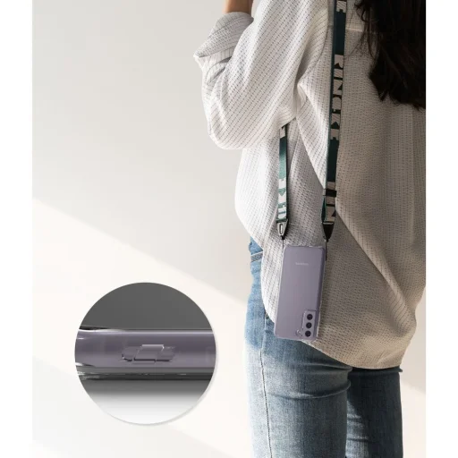 Samsung Galaxy S21 FE Ringke Fusion PC és TPU tok átlátszó - 6