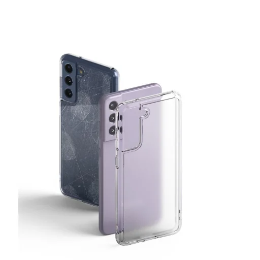 Samsung Galaxy S21 FE Ringke Fusion PC és TPU tok matt átlátszó - 2