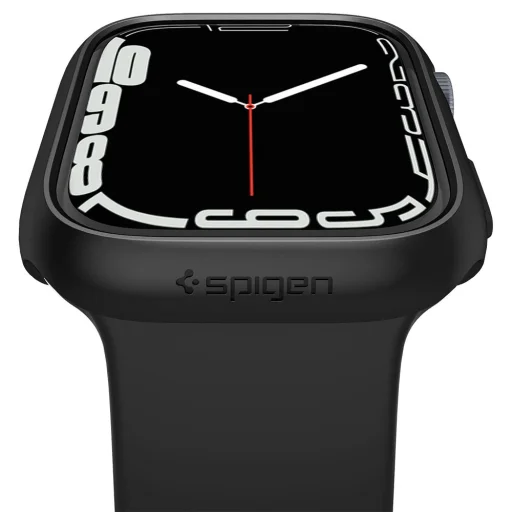 Apple Watch 7 (45mm) Spigen Thin Fit tok fekete (ACS04174) - 4