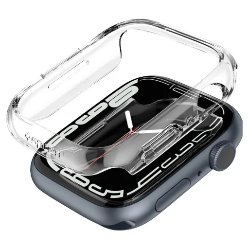Apple Watch 7 (45mm) Spigen Thin Fit puzdro Crystal Clear (ACS04179) - 8