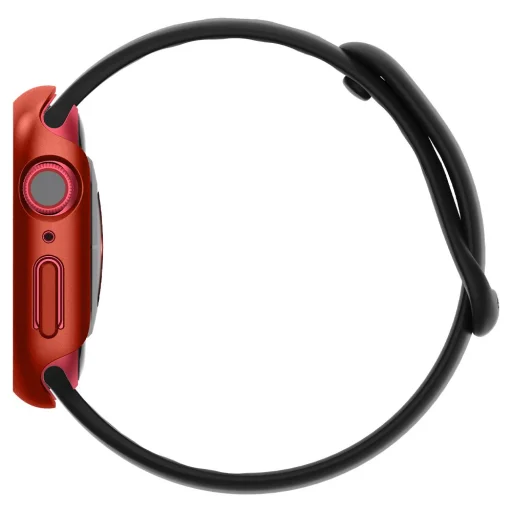 Apple Watch 7 (45mm) Spigen Thin Fit tok metál piros (ACS04177) - 5