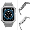Apple Watch 8/7/6/5/4/3/2 / SE (41/40 / 38mm) Armored Óraszíj és Tok Szürke thumbnail