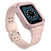 Apple Watch 8/7/6/5/4/3/2 / SE (41/40 / 38mm) Armored Óraszíj és Tok Pink thumbnail