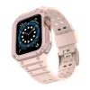Apple Watch 8/7/6/5/4/3/2 / SE (41/40 / 38mm) Armored Óraszíj és Tok Pink thumbnail