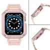 Apple Watch 8/7/6/5/4/3/2 / SE (41/40 / 38mm) Armored Óraszíj és Tok Pink thumbnail