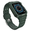 Apple Watch 8/7/6/5/4/3/2 / SE (41/40 / 38mm) Armored Óraszíj és Tok Zöld thumbnail