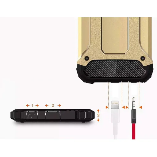 Hybrid armor tok Huawei Mate 10 Lite fekete - 2