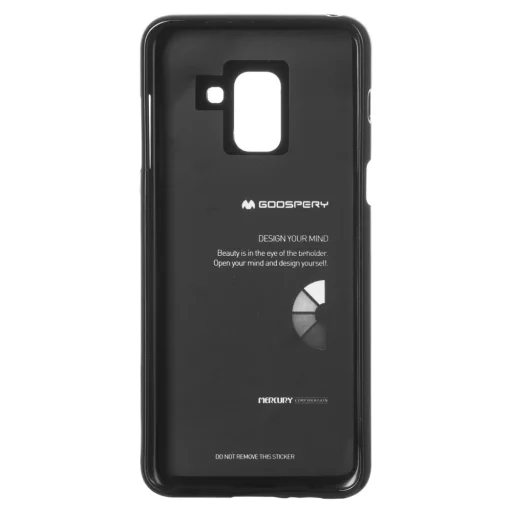 Mercury Goospery TPU tok Samsung A8 2018 fekete színben - 2