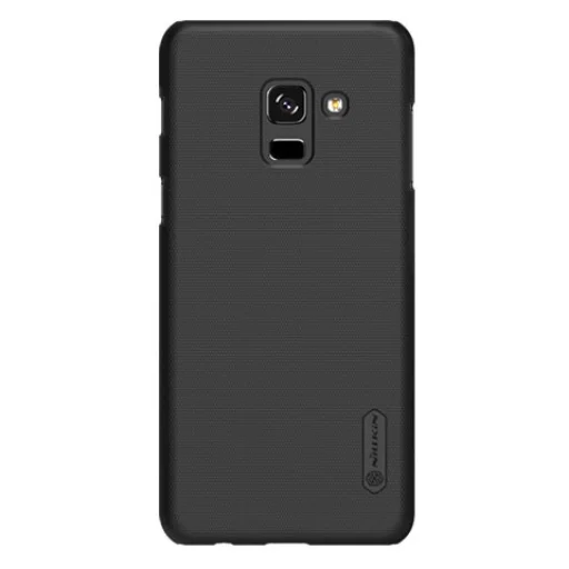 Nillkin Super Frosted Shield tok kijelző védővel Samsung A8 2018 fekete - 1
