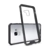 Fokozott védelmet biztosító PC tok Samsung A8 2018 áttetsző/fekete thumbnail