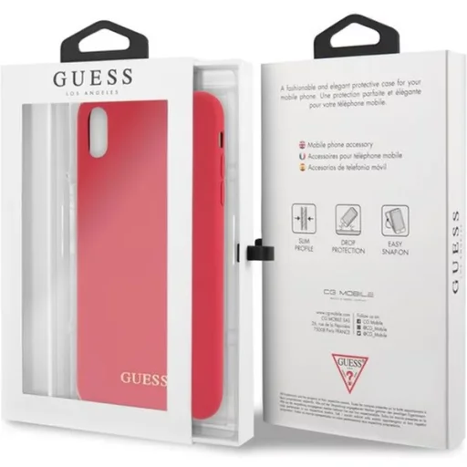 Guess iPhone XR piros színű kemény tok (GUHCI61LSGLRE) - 3