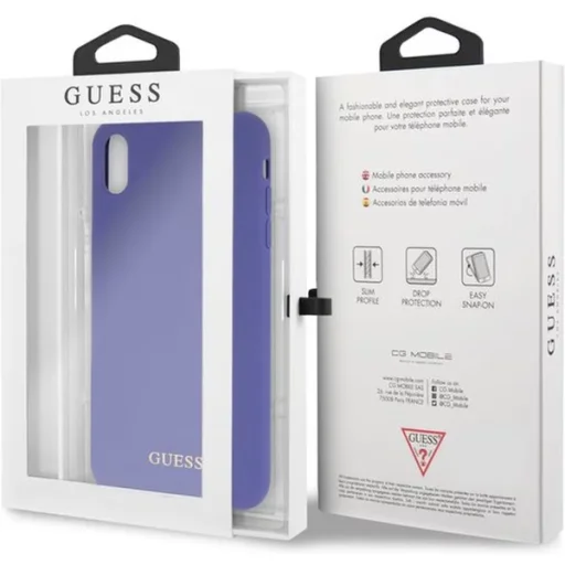iPhone XS MAX Guess lila színű kemény tok (GUHCI65LSGLUV) - 5