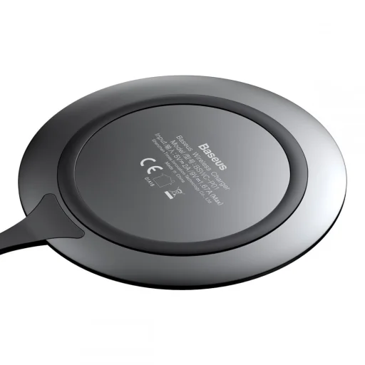 Baseus Metal Vezeték nélküli Qi gyorstöltő fekete színben - 3