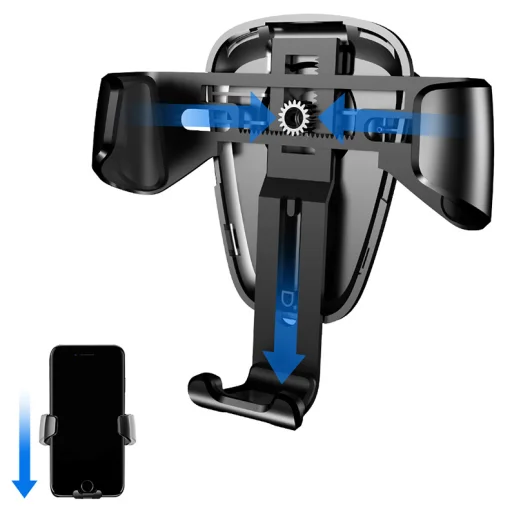 Baseus Gravity szellőzőre erősíthető autós telefontartó alumínium 4-6 (SUYL-B01) - 5