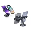 Univerzális dupla autós telefontartó fekete színben thumbnail