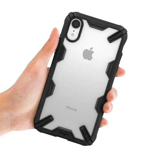 Ringke Fusion PC tok TPU kerettel iPhone XR fekete - 3