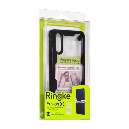 Ringke Fusion PC tok TPU kerettel iPhone XR fekete - 4