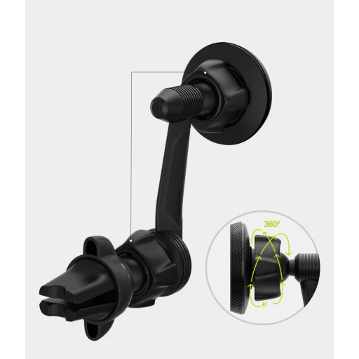 Ringke univerzális mágneses autós telefontartó fekte színben - 6