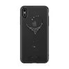 iPhone XS Max Kingxbar Wish tok Swarovski kristály díszítéssel fekete színben