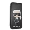 Karl Lagerfeld Iconic iPhone XR fliptok fekete (KLFLBKI61IKPUBK) thumbnail
