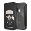 Karl Lagerfeld Iconic iPhone XR fliptok fekete (KLFLBKI61IKPUBK) thumbnail