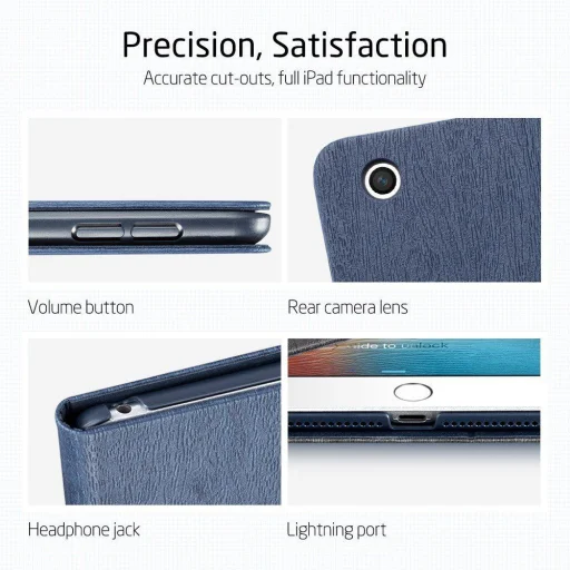 ESR Simplicity tok iPad 9.7 2017/2018 kék színben - 4