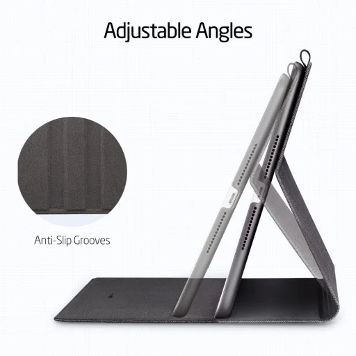 ESR Simplicity tok iPad 9.7 2017/2018 fekete - 5