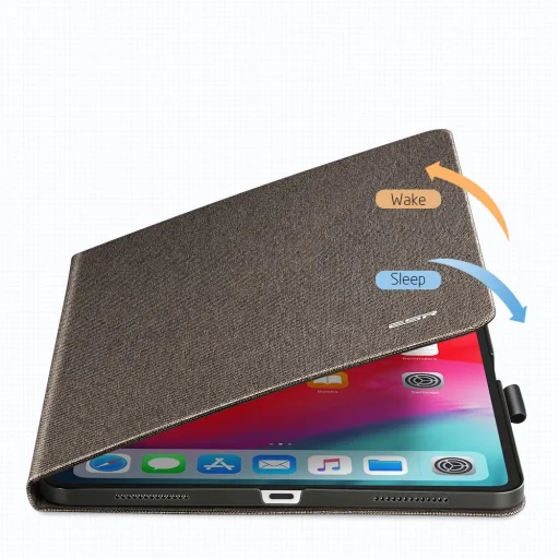 ESR Simplicity tok iPad Pro 11 2018 szürke színben - 9