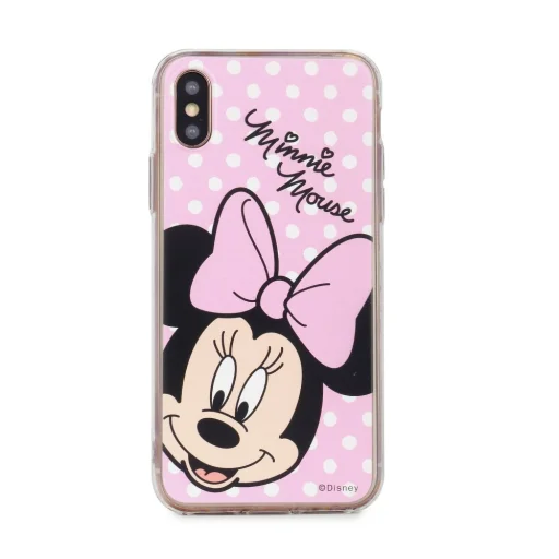 Disney szilikon tok iPhone XS Minnie egér mintával pink - 1