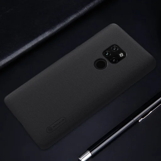 Nillkin Super Frosted Shield tok + ajándék támaszték Huawei Mate 20 fekete - 8