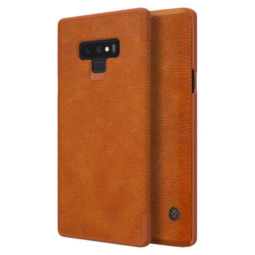 Nillkin Qin bőr fliptok Samsung Note 9 N960 barna - 5