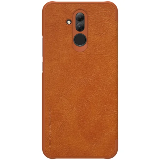 Nillkin Qin bőr fliptok Huawei Mate 20 Lite barna - 4