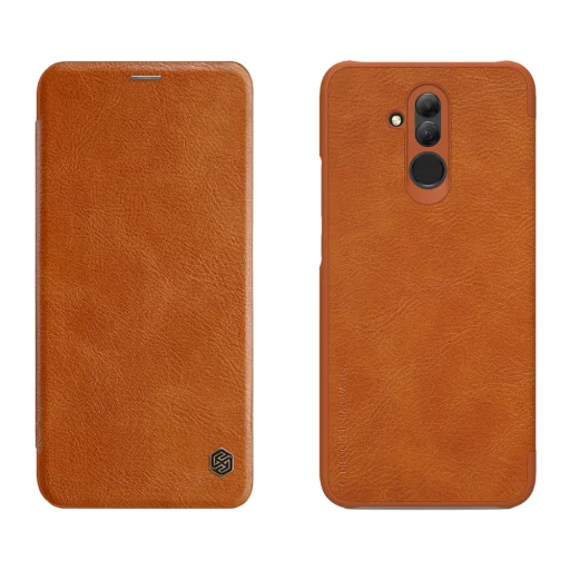 Nillkin Qin bőr fliptok Huawei Mate 20 Lite barna - 1
