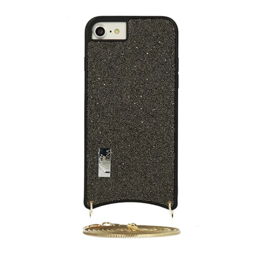 Iphone XS MAX BAG flitteres tok szürke - 1