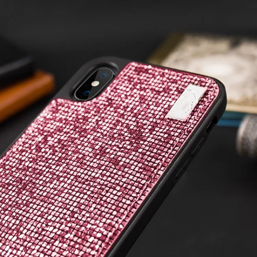 BAG flitteres tok Iphone XR pink - 3