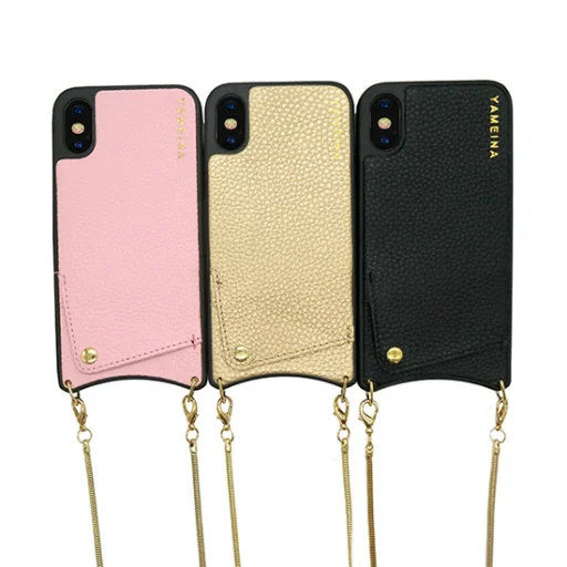 iPhone XS MAX BAG Simply Leather tok arany - 3