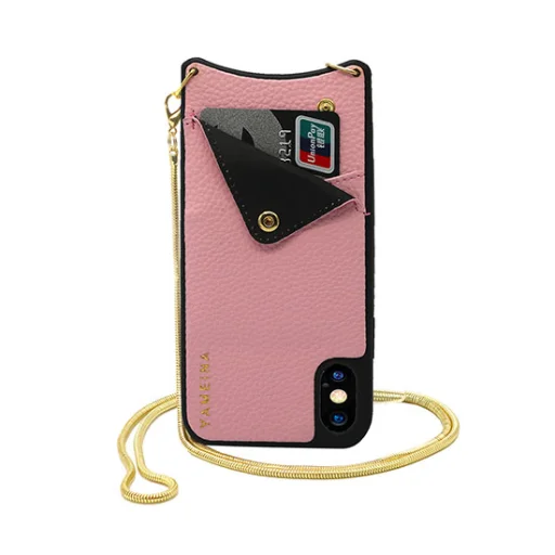 iPhone XS MAX BAG Simply Leather tok pink - 1