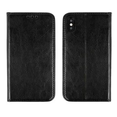 Samsung A70 Book Special bőr fliptok fekete