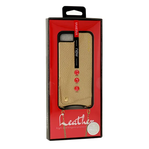 iPhone XS MAX BAG Simply Leather tok arany - 2