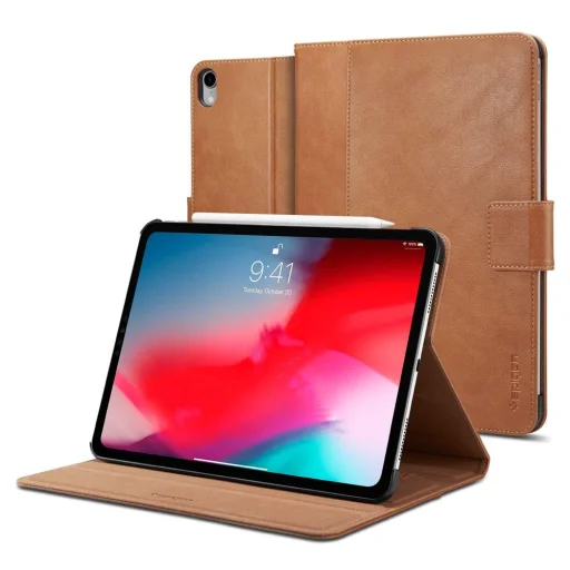 Spigen Stand Folio tok iPad Pro 11 2018 barna (067CS25645) - 1