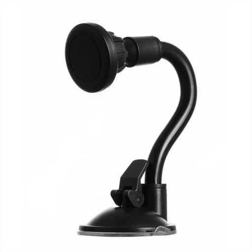 Univerzális autós telefontartó flexibilis karral fekete színben - 1