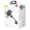 Baseus Gravity vezeték nélküli autós Qi gyorstöltő és telefontartó flexibilis karral ezüst thumbnail