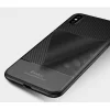 iPaky Carbon Fiber flexibilis TPU tok iPhone XR kék thumbnail
