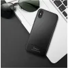 iPaky Carbon Fiber flexibilis TPU tok iPhone XR kék thumbnail