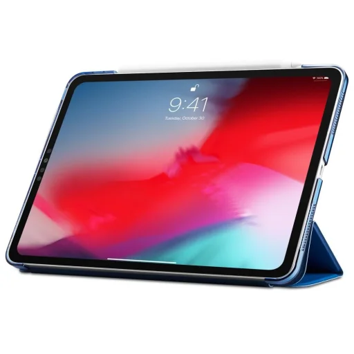 Spigen Smart Fold tok iPad Pro 12.9 2018 kék (068CS25714) - 12
