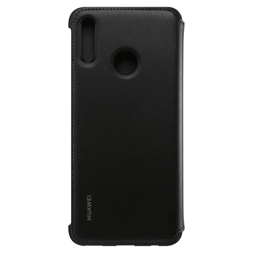 Huawei Wallet Cover Bookcase gyári fekete flip tok Huawei P Smart 2019 telefonhoz - 3