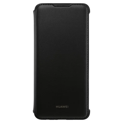 Huawei Wallet Cover Bookcase gyári fekete flip tok Huawei P Smart 2019 telefonhoz - 6